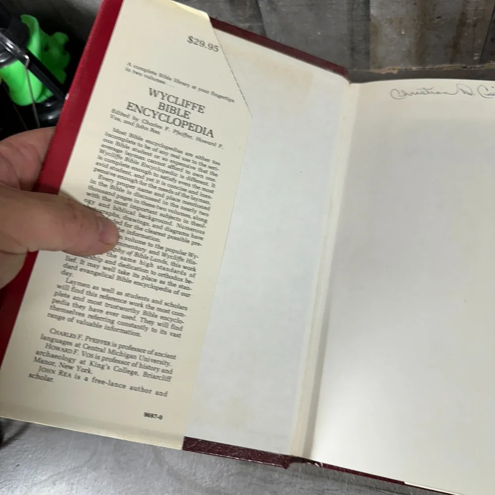 1975 Wycliffe Bible Encyclopedia in Two Volumes VINTAGE HC DJ